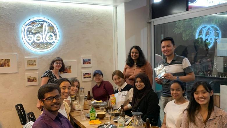 Dinner with UQ Committee members