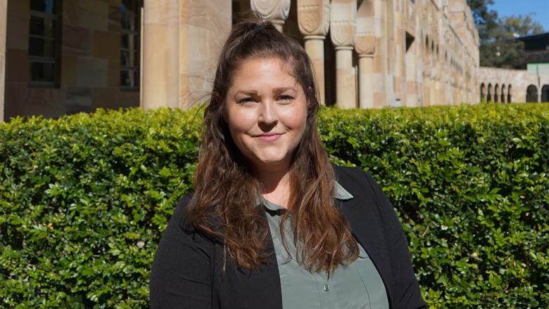 UQ occupational therapy student Rebecca Rollings