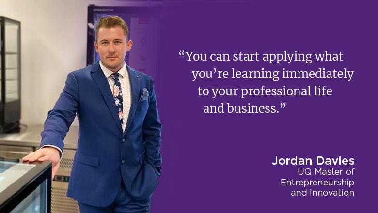 "You can start applying what you're learning immediately to your professional life and business." - Jordan Davies